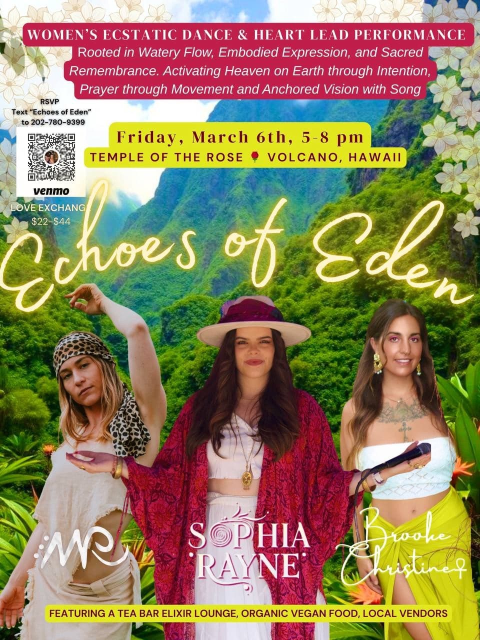 Echoes of Eden: Women’s Ecstatic Dance & Heart-Led Performance