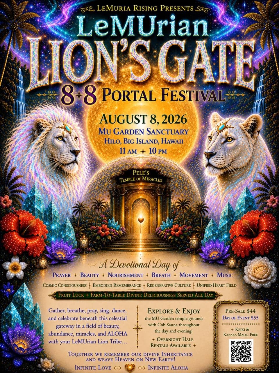LeMURian Lion's Gate 8•8 Portal Festival