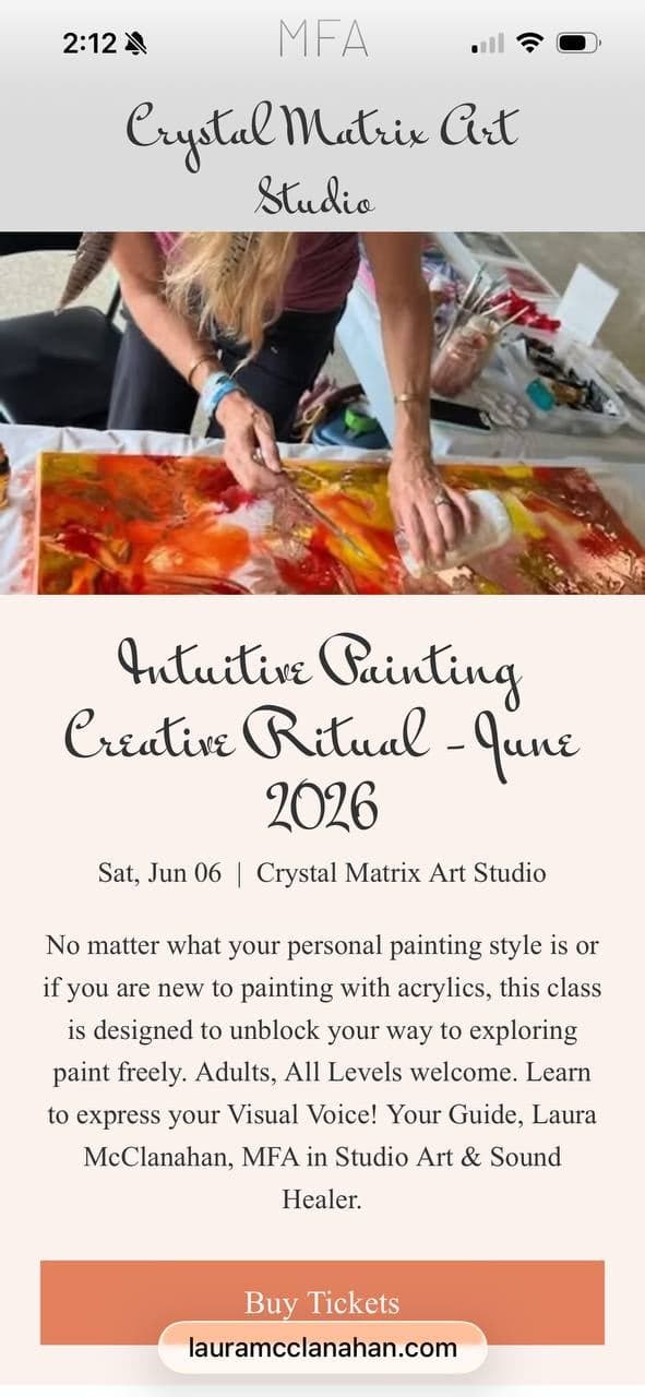 Intuitive Painting Creative Ritual – June 2026