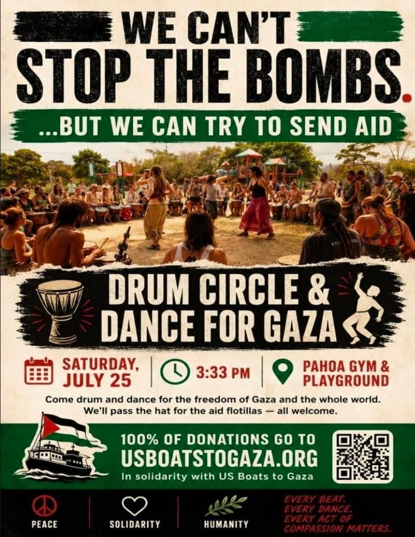 Drum Circle & Dance for Gaza