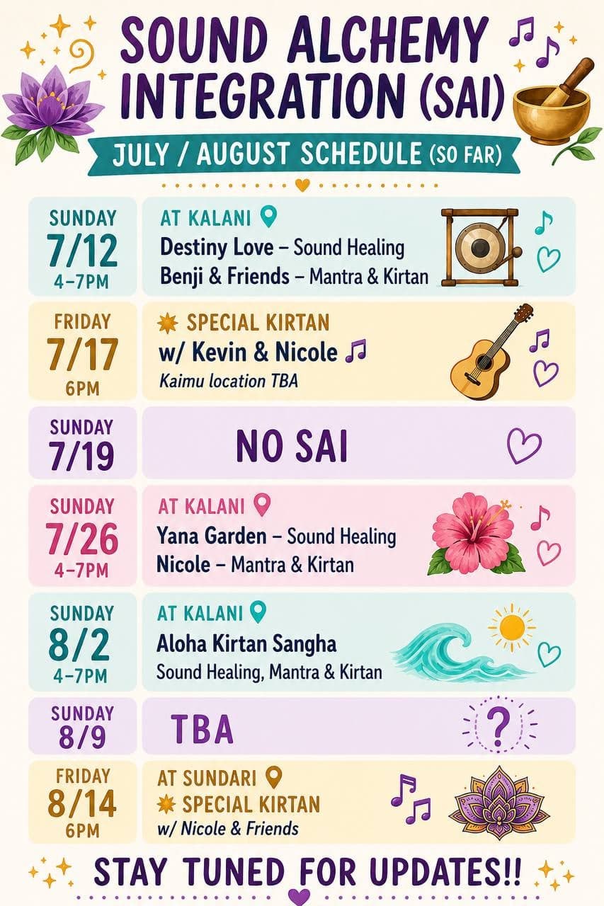 Sound Healing & Kirtan — Sound Alchemy Integration