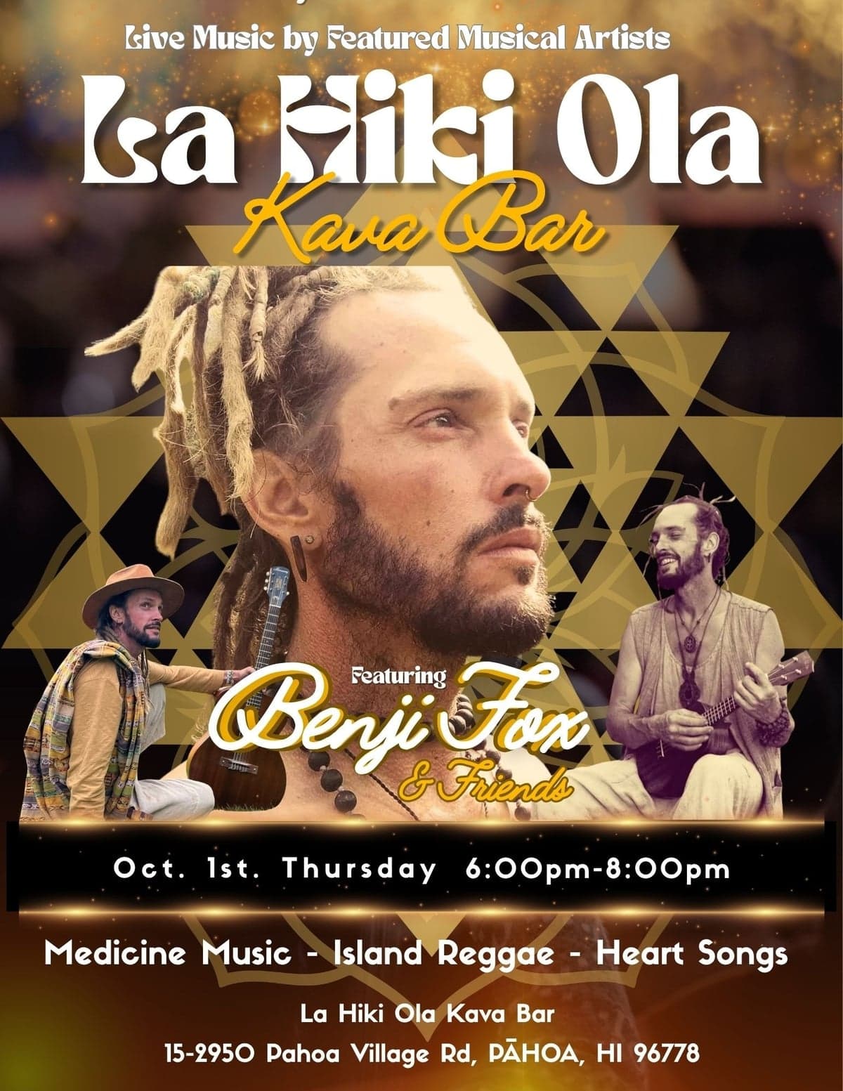 Benji Fox & Friends at La Hiki Ola Kava Bar