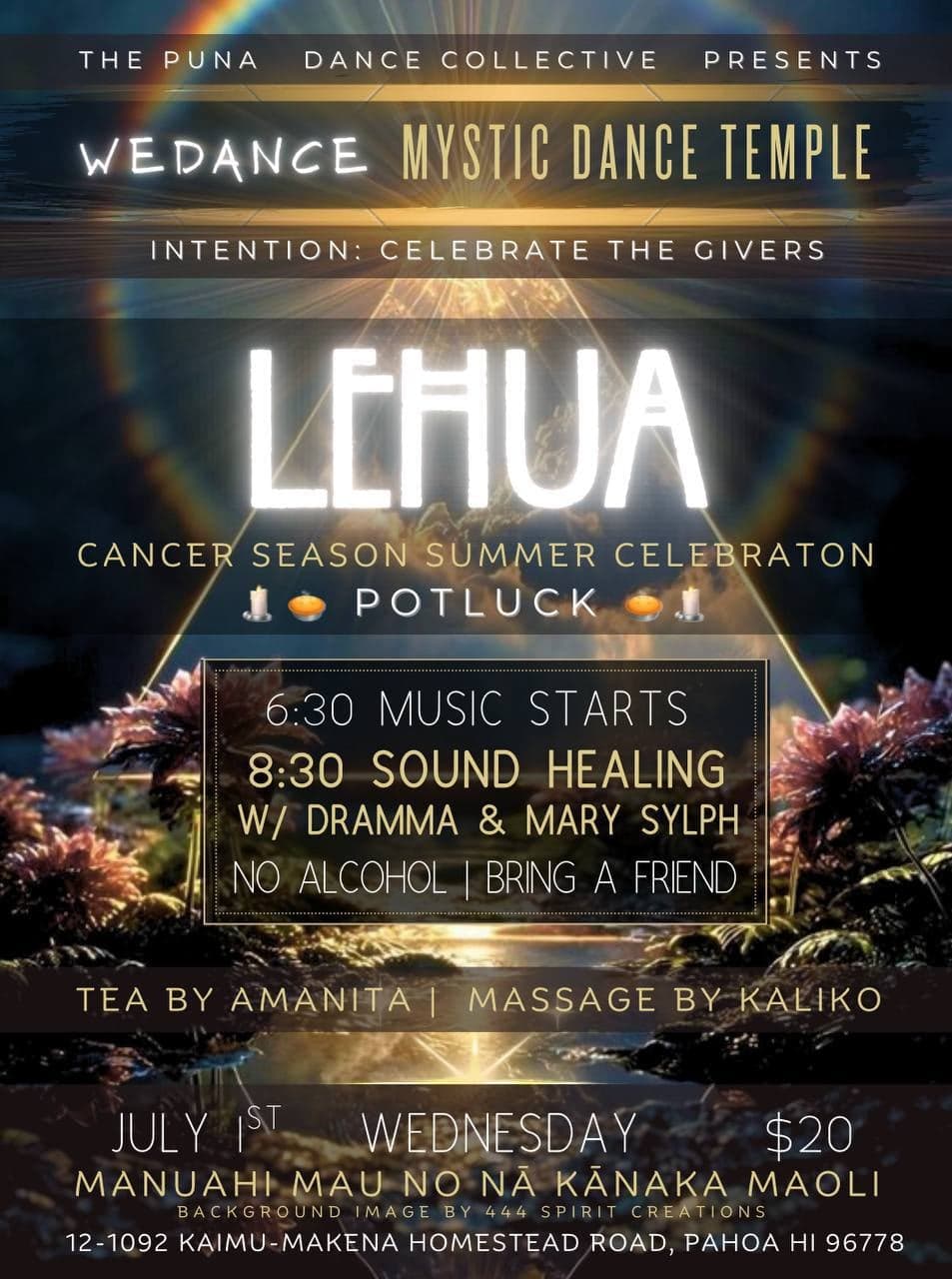 WeDance: Lehua – Cancer Season Summer Celebration