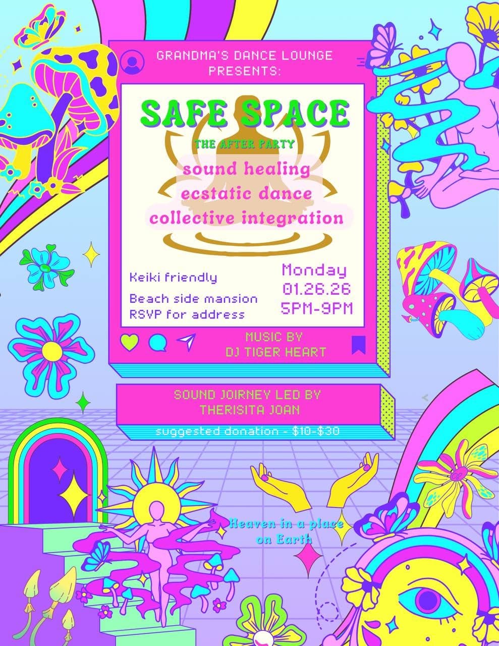 Safe Space: The After Party (Ecstatic Dance & Sound Healing)