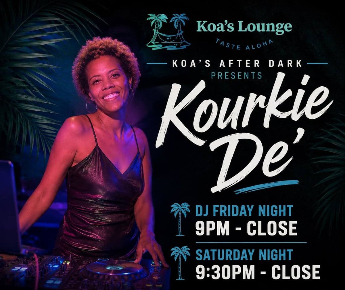 DJ Kourkie De' at Koa's Lounge