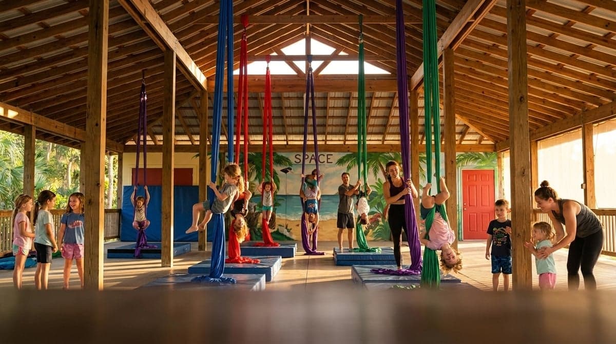 Your weekly flight club: Silks with Ellen | Mixed Level at SPACE (Mon, June 8, 5 PM)