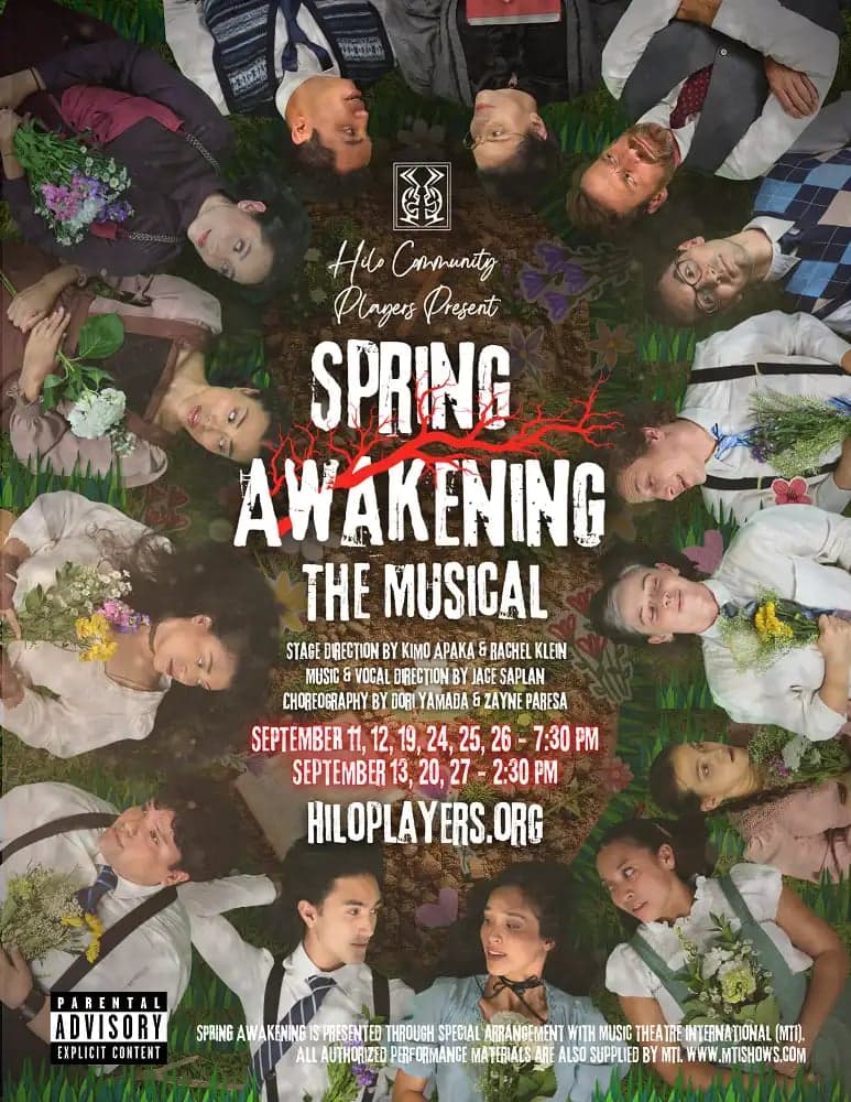 This Sunday in Hilo: Spring Awakening The Musical Live (9/13, 2:30 PM)