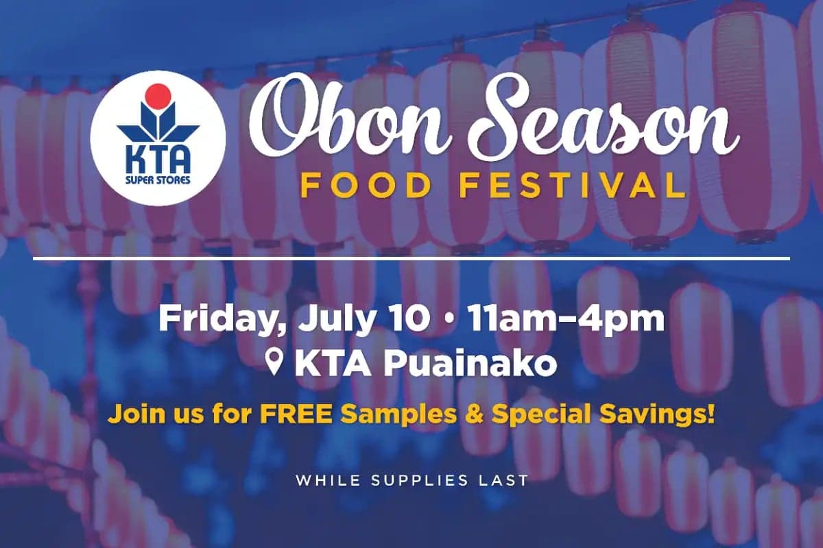 Obon Season Food Festival at KTA Puainako